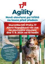 pozvánka na otevření hřiště agility