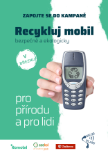 Leták - kampaň Recykluj mobil 2024